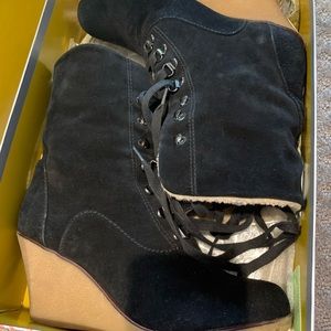 Kelsi dagger lace up booties